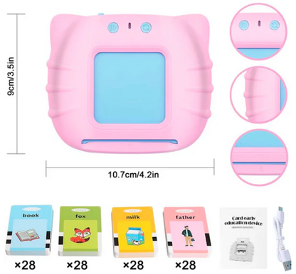 🧠 Máquina de Aprendizaje con Tarjetas Bilingües ¡Juega, escucha y aprende en dos idiomas!