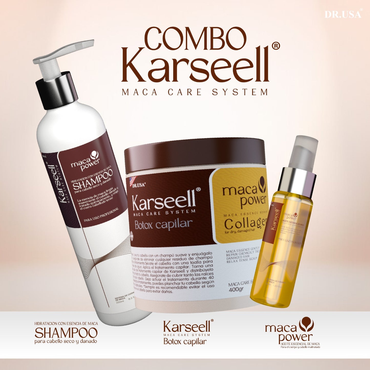 Set Karseell · ¡Ritual Capilar de Recuperación Total!