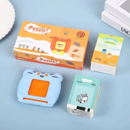 🧠 Máquina de Aprendizaje con Tarjetas Bilingües ¡Juega, escucha y aprende en dos idiomas!