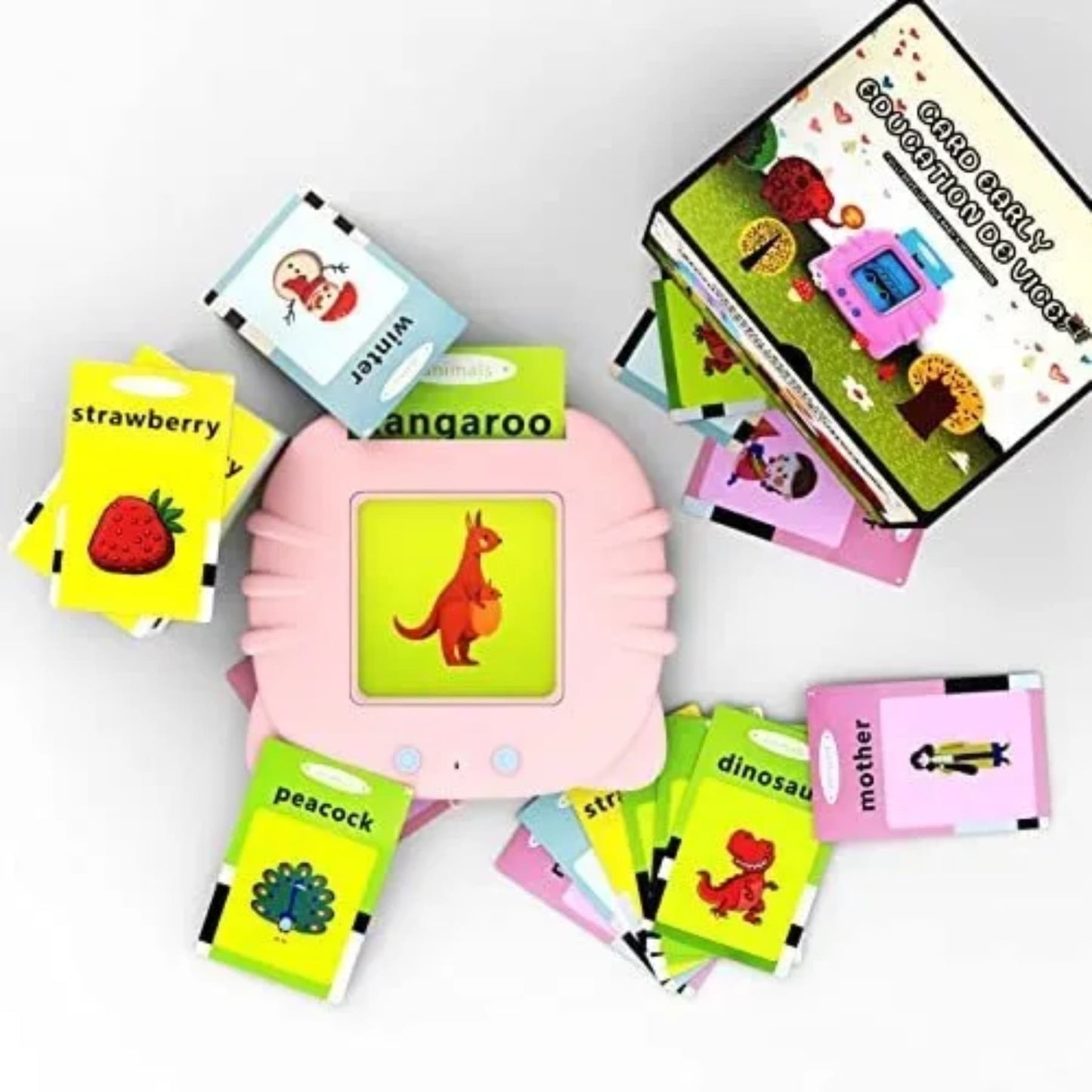 🧠 Máquina de Aprendizaje con Tarjetas Bilingües ¡Juega, escucha y aprende en dos idiomas!